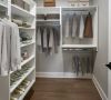 Carraway Village large walk-in closet with built-in storage