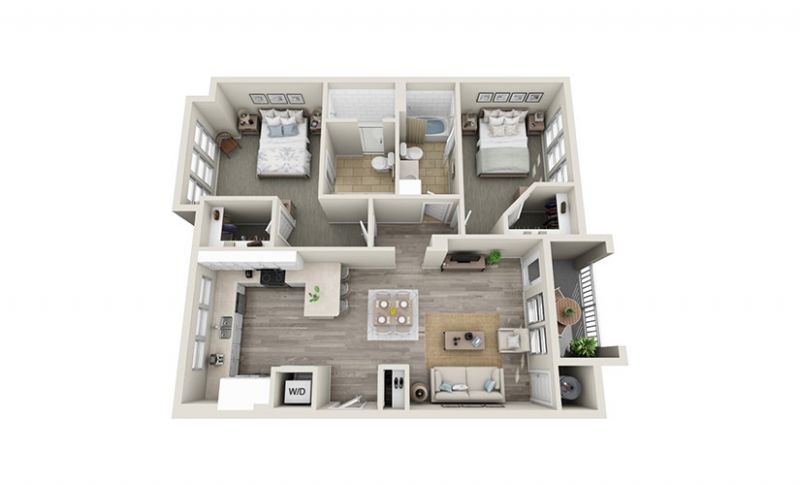 guest suite floor plan