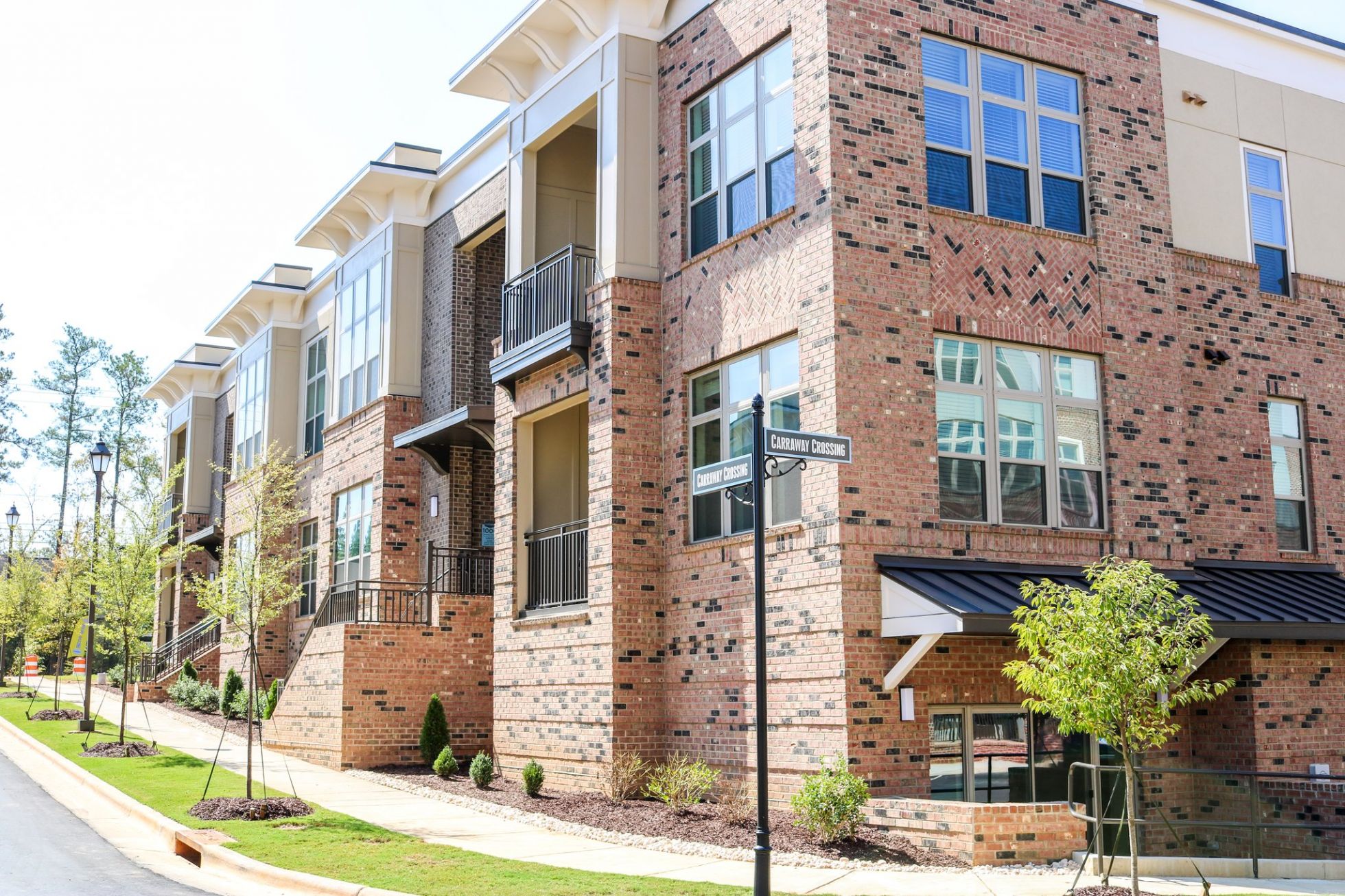 Exterior of Chapel Hill apartment building