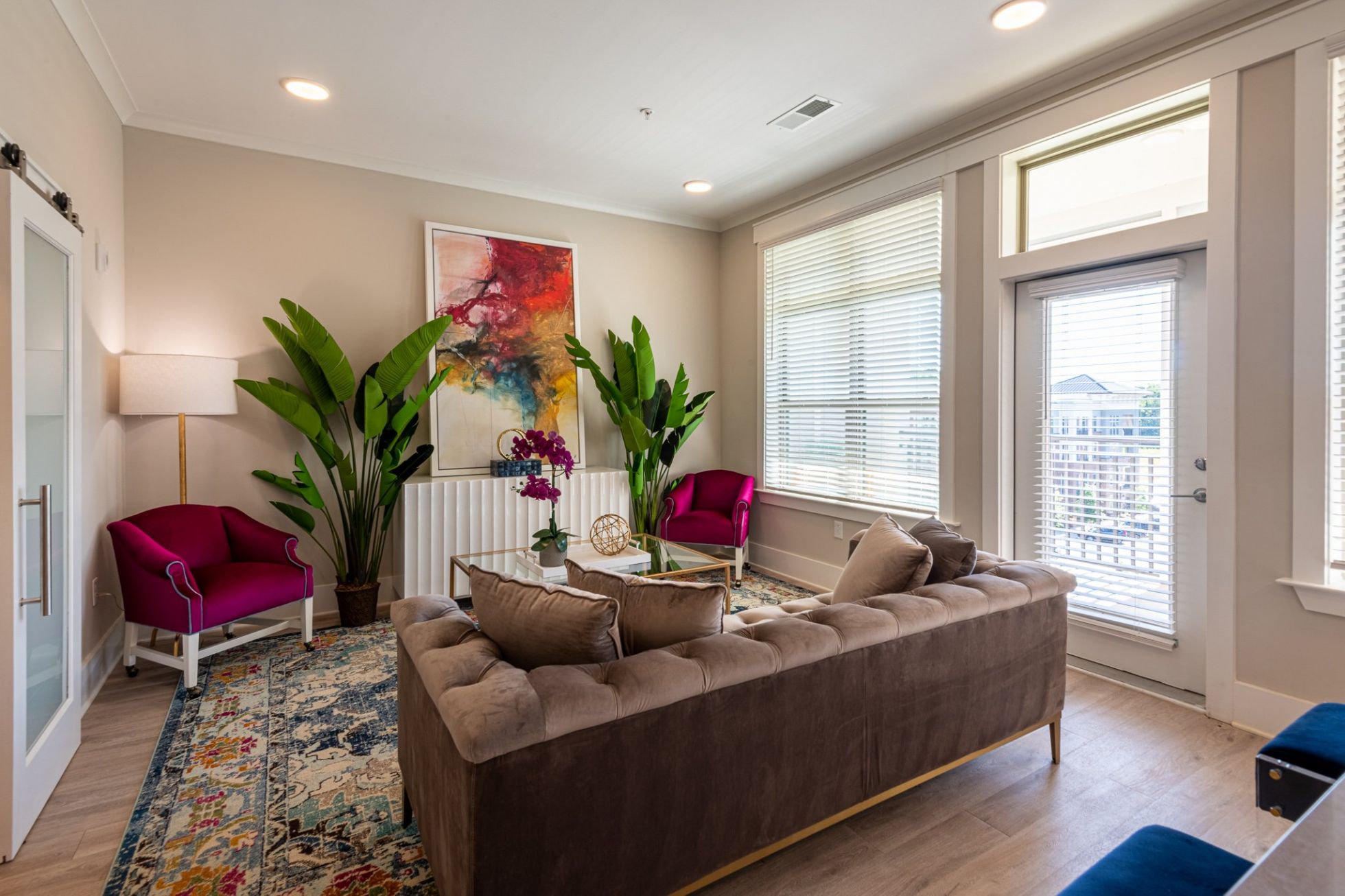 Resident lounge and leasing office